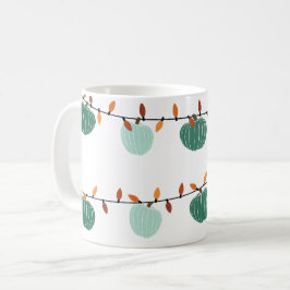 Caneca De Café Pumpkins e Luzes