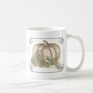 Caneca De Café Pumpkins e Mães Queda floral