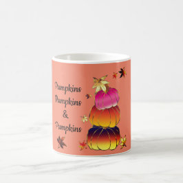 Caneca De Café Pumpkins e Pumpkins Dazzling