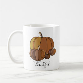 Caneca De Café Pumpkins - Obrigado