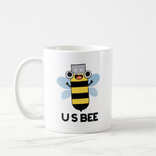Caneca De Café Pun técnico USB divertido da abelha dos EUA