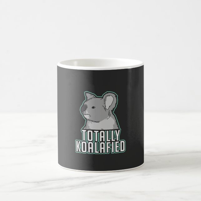 Caneca De Café Pun - Totalmente Koalificado (Centro)