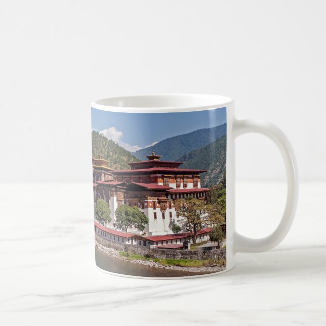 Caneca De Café Punakha Dzong - Butão (Direita)