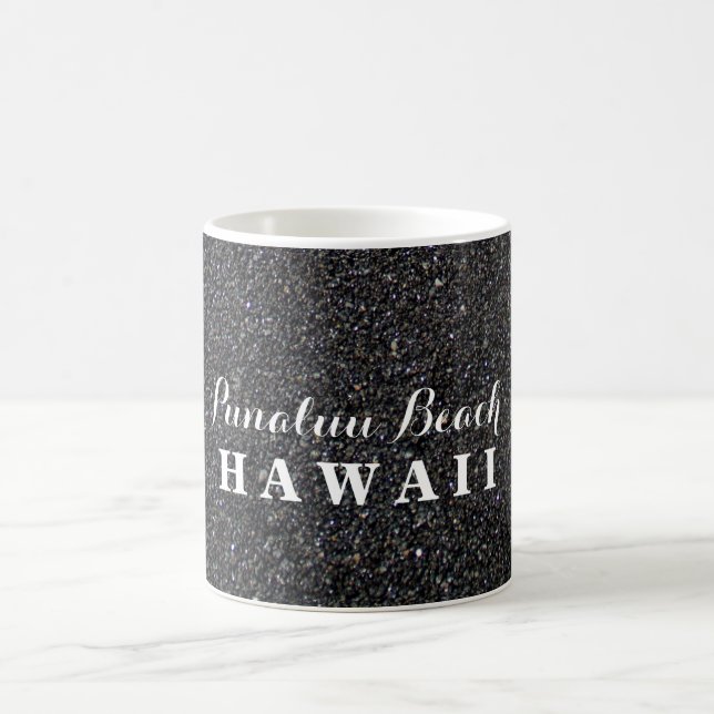 Caneca De Café Punalu'u Beach Hawaii - Foto de Black Sand Beach (Centro)
