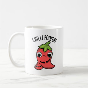 Caneca De Café Punição de Pimenta Engraçada Chili Pooper