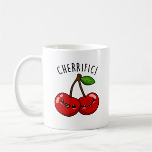 Caneca De Café Punição Engraçada Cereja Vermelha Cherrific