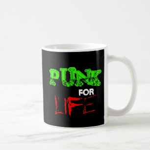 Caneca De Café Punk para a vida