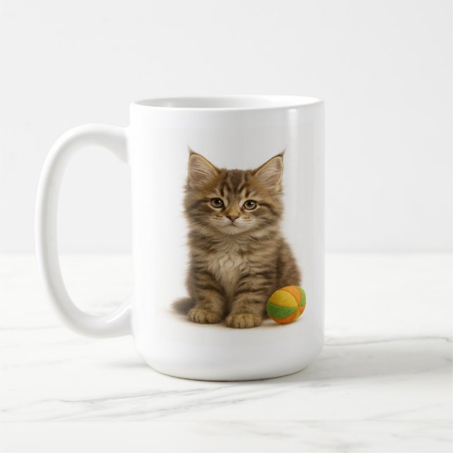 Caneca De Café Punt Pendente - Maine Coon Kitten (Esquerda)