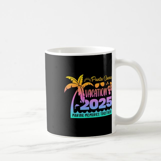 Caneca De Café Punta Vacation Cana 2025 Making Memories Together  (Direita)