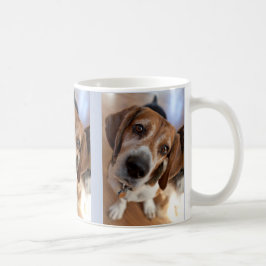 Caneca De Café Puppy Dog Lover 3 Fotografias Personalizadas