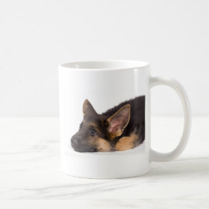 Caneca De Café puppy german sheperd