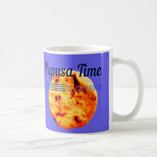 Caneca De Café Pupusa Time Salvadorian favorita Muralha de comida