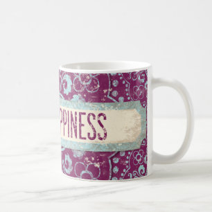 Caneca De Café Pura felicidade Chá Coffee Mug