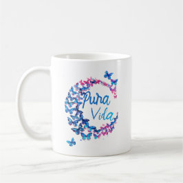 Caneca De Café Pura Vida Blue Butterfly Coffee Mug