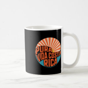 Caneca De Café Pura Vida Costa Rica Pôr do Sol Surfe Verão 