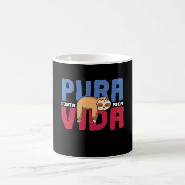 Caneca De Café Pura Vida Sloth (Centro)