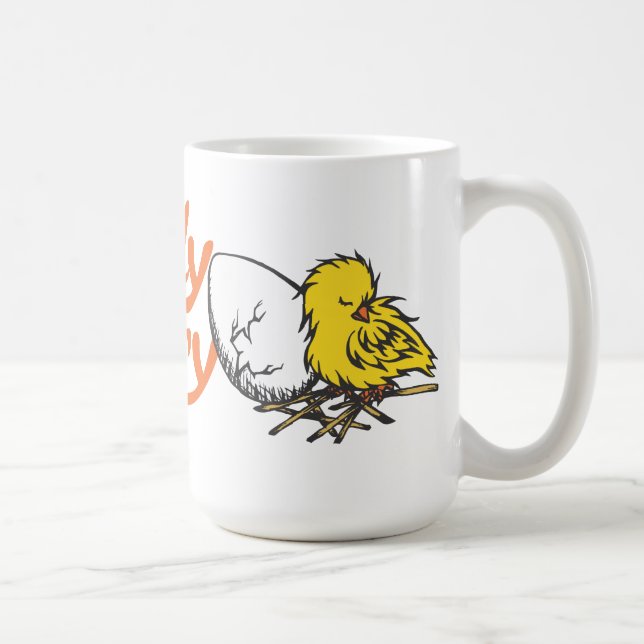 Caneca De Café Puramente as aves domésticas agridem (Direita)