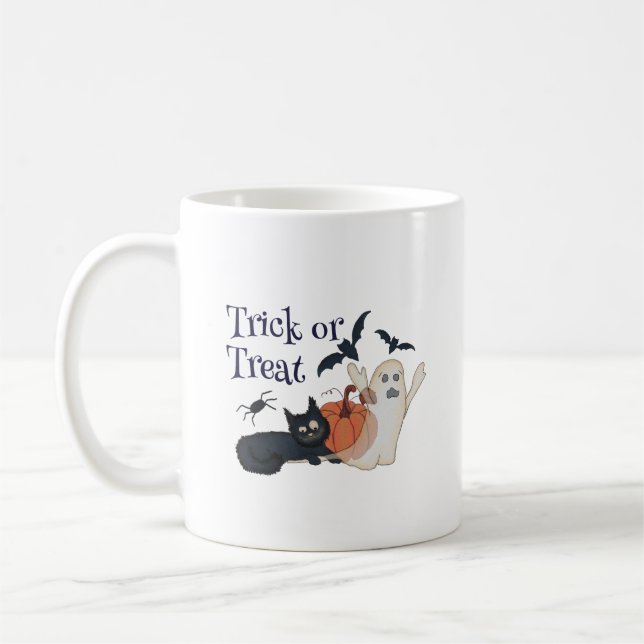 Caneca De Café Puramente Spooky (Esquerda)