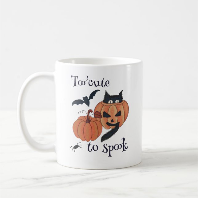Caneca De Café Puramente Spooky (Esquerda)