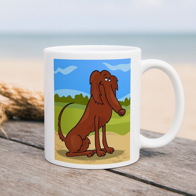 Caneca De Café Pure Bred Irish Setter Dog Coffee Mug (Criador carregado)