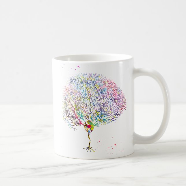 Caneca De Café Purkinje Neuron (Direita)