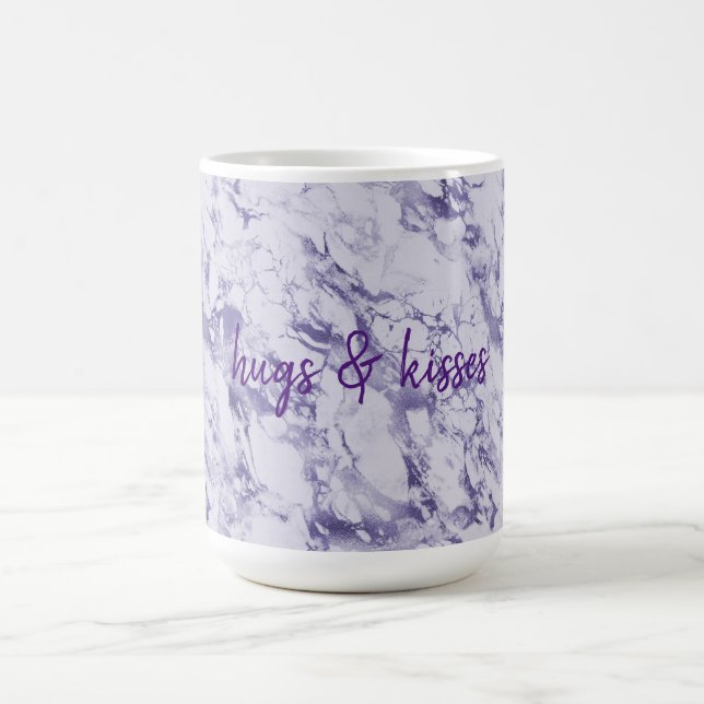 Caneca De Café Purple Abstrato Fantasy (Centro)