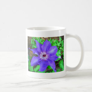 Caneca De Café Purple Clematis Flower