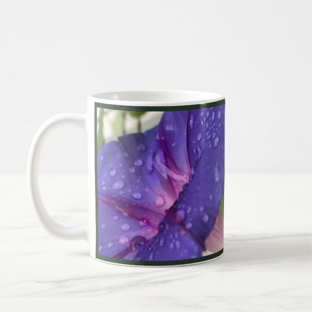 Caneca De Café Purple Dewdrop Morning Glory (Esquerda)