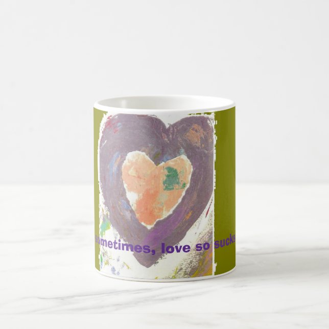 Caneca De Café Purple Heart (Centro)