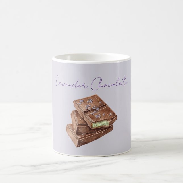 Caneca De Café Purple Lavender Pistachio Green Chocolate (Centro)