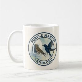 Caneca De Café Purple Martin Landlord Nature Swallow Bird Gourds