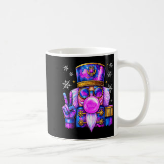 Caneca De Café Purple Nutcracker Blowing Bubble Gum Cute Christma
