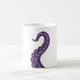 Caneca De Café Purple Tentacle