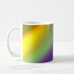 Caneca De Café Púrpura abstrato verde-vermelha-azul