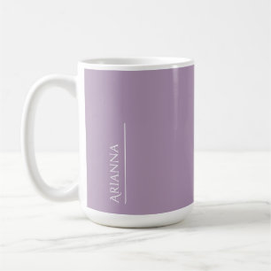 Caneca De Café Púrpura personalizada
