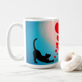 Caneca De Café Purr Love - Cat Namorados Gift Bag - Seja Mente