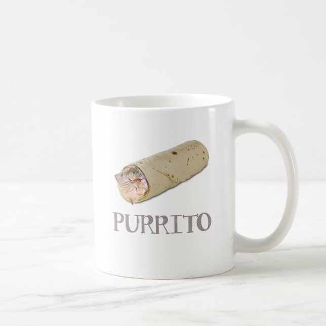 Caneca De Café Purrito (Direita)