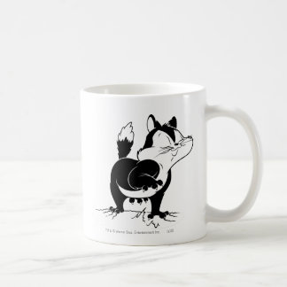 Caneca De Café Pussyfoot Arranha Longe