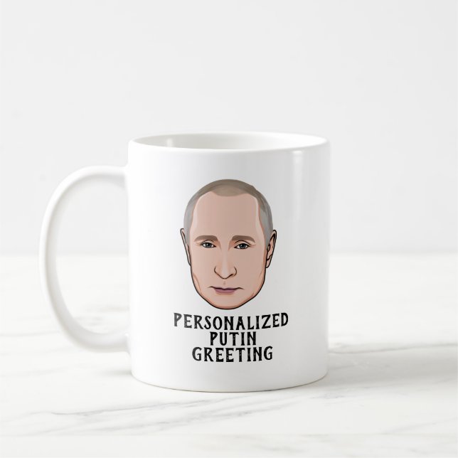 CANECA DE CAFÉ PUTIN DE VLADIMIR PERSONALIZADO (Esquerda)