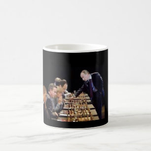 Caneca De Café Putin Plays Chess