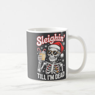 Caneca De Café Puxando Trenó Até Eu Estar Morto Trenó De Natal Es
