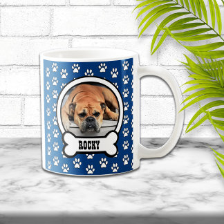 Caneca De Café Pw imprime caneta azul