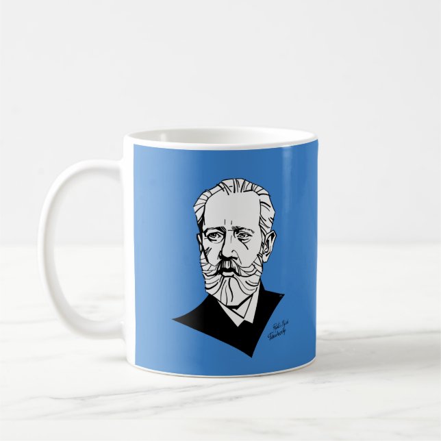 Caneca De Café Pyotr Tchaikovsky (Esquerda)