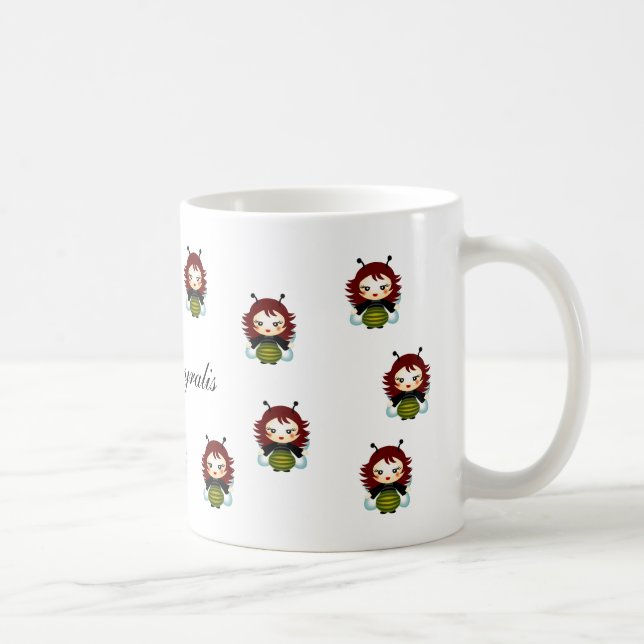 Caneca De Café Pyralis de Photinus do vaga-lume (Direita)