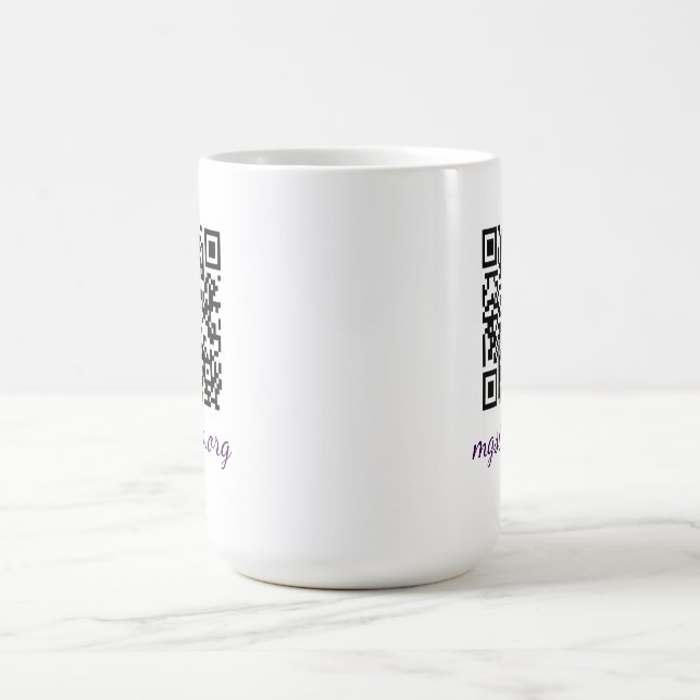 Caneca De Café QR code mug (Centro)