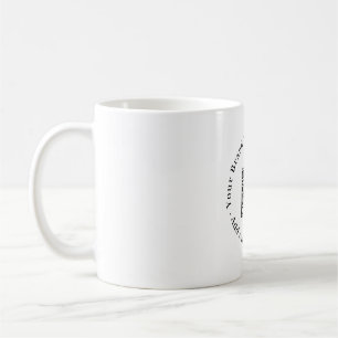 Caneca De Café QR Minimalista Branco   Design Moderno e Limpo par