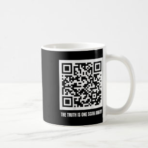 Caneca De Café Qr Trump Dancing Code Merch Uni-adulto, Preto,