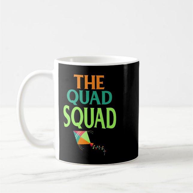 Caneca De Café Quad Squad de pipas voadoras (Esquerda)