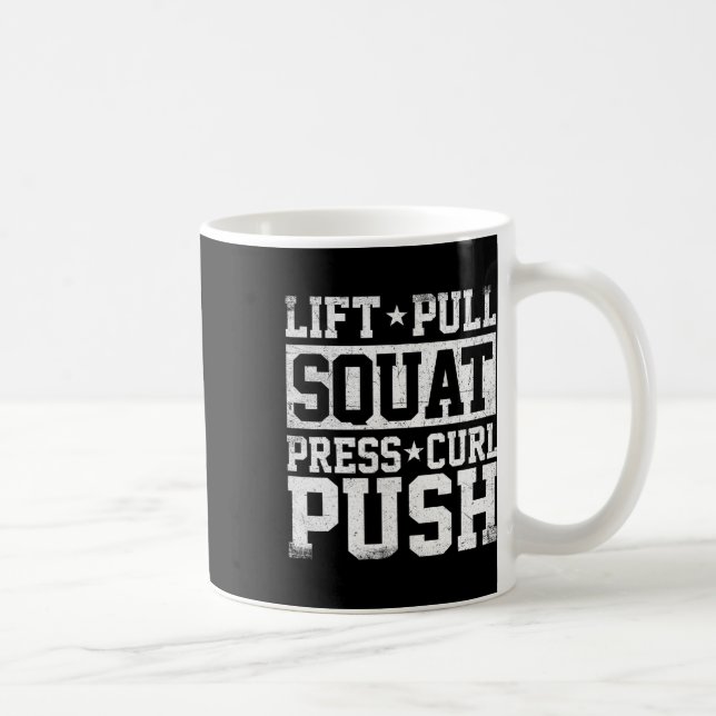 Caneca De Café Quadrado de Puxação de Elevação - Giro de Trabalho (Direita)