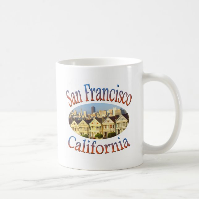 Caneca De Café Quadrado de San Francisco Alamo (Direita)